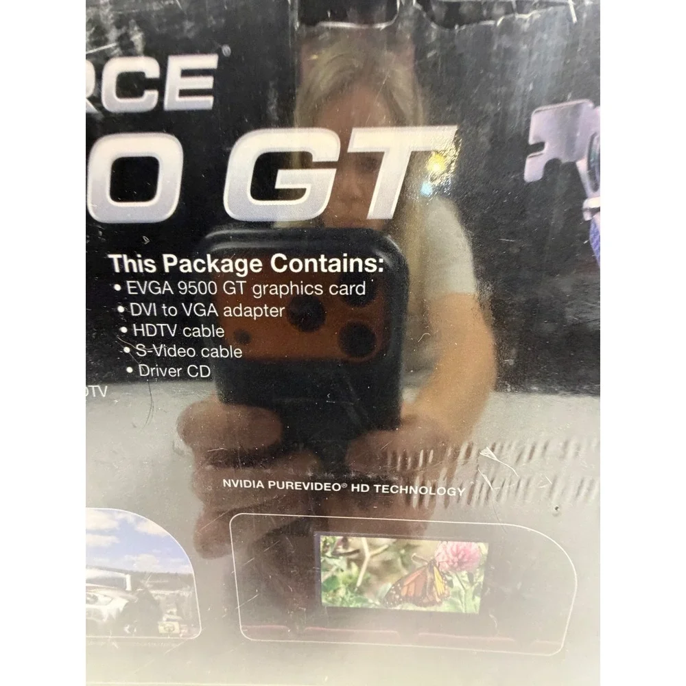 EVGA NVIDIA GeForce‎ 9500 GT 1GB DDR2 PCI-E 2.0 Graphics Card GPU New Sealed